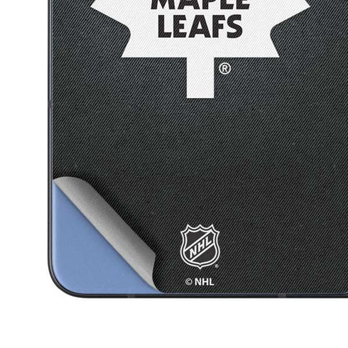 NHL Toronto Maple Leafs Black Background Galaxy Z Fold5 5G Skin